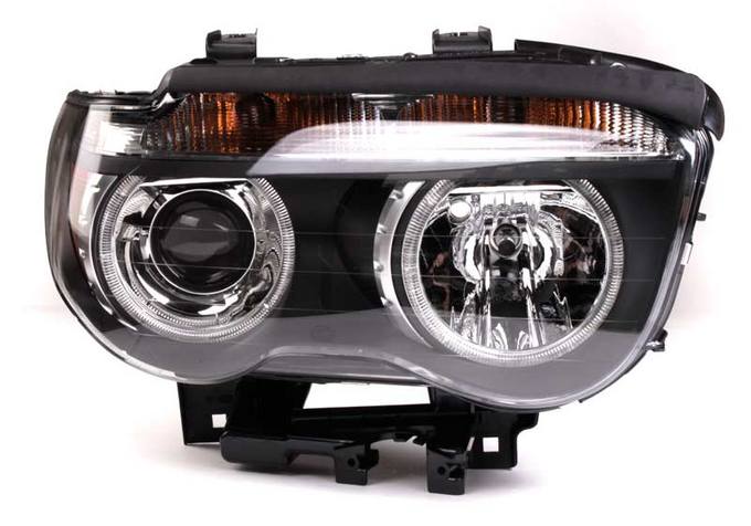 BMW Headlight Assembly - Passenger Side (Xenon) (Clear Turnsignal) 63127165456